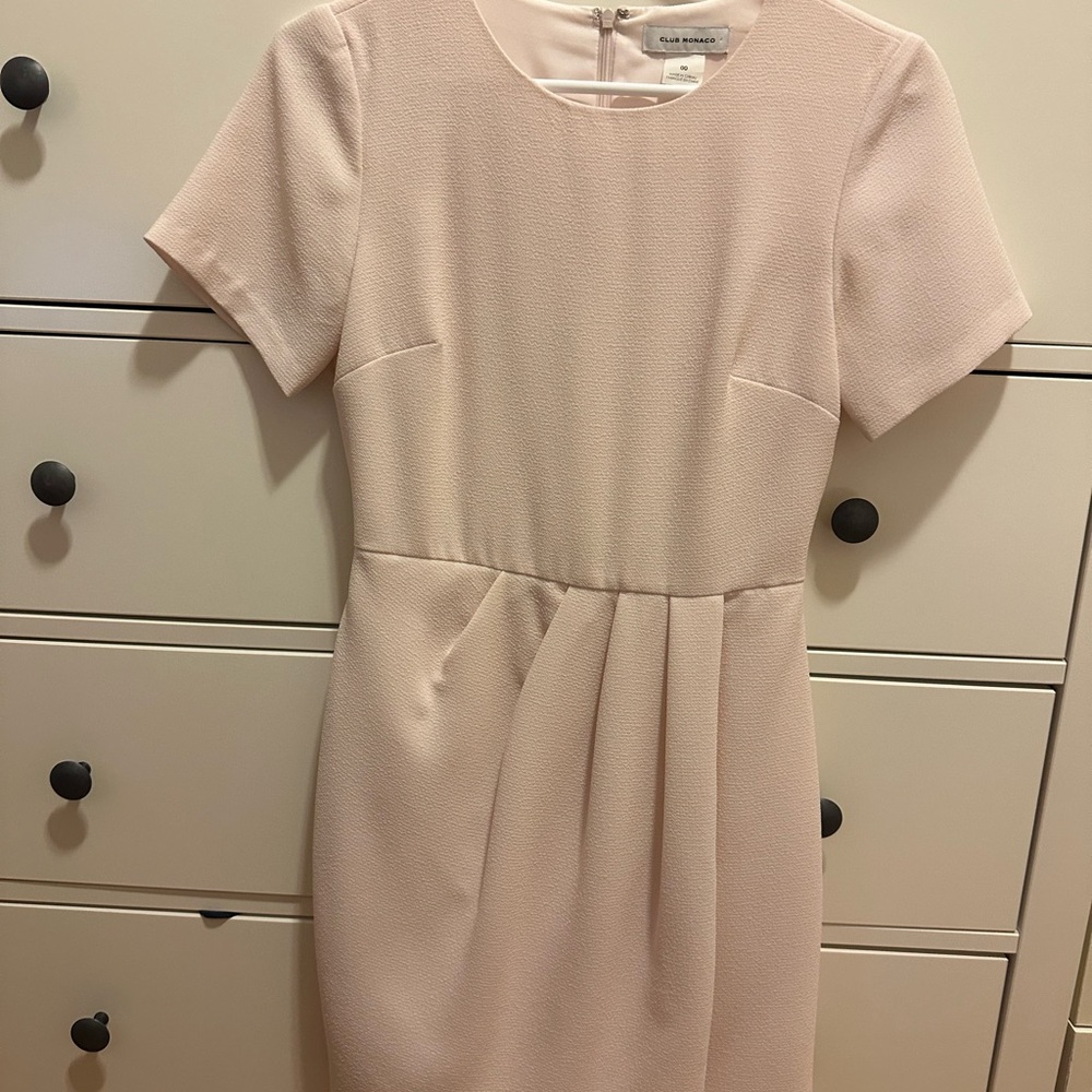 Club Monaco Pink Short Sleeve Dress